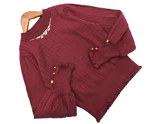 axes femme アクシーズファム ニット セーター sizeM/ボルドー ◇■ レディース