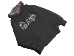 repipi armario レピピアルマリオ 裏起毛 刺繍 プルオーバー パーカー sizeM/黒 ◇■ レディース