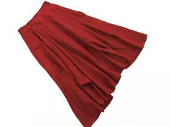 earth music&ecology アースミュージック＆エコロジー フレア スカート sizeF/赤 ◇■ レディース