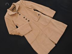 BALLSEY✨ツイードロングコート ウールシルク パステル春カラー ピンク 