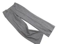 NEWYORKER ニューヨーカー シルク混 スラックス パンツ size9/グレー ◇■ レディース