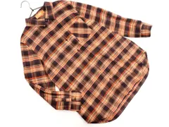 Leilian レリアン チェック ブラウス シャツ size9/ブラウン ◇■ レディース