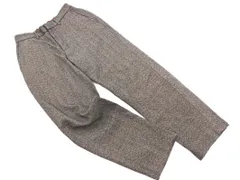 ADAM ET ROPE' アダムエロペ ヘリンボーン テーパード パンツ sizeM/黒 ◇■ レディース