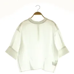アイテムズ アーバンリサーチ ITEMS URBANRESEARCH ブラウス プルオーバー 五分袖 F ホワイト /DF ■GY60