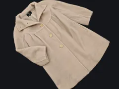 BEAUTY & YOUTH ビューティ&ユース ユナイテッドアローズ ウール混 スタンドネック コート sizeS/ライトベージュ ◇■ レディース