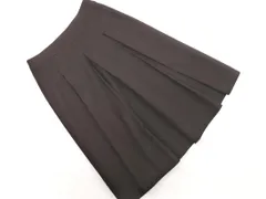 EVEX by KRIZIA エヴェックスバイクリツィア ボックスプリーツ スカート size40/茶 ◇■ レディースのサムネイル