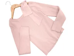 INGNI イング アシンメトリー リボン ニット セーター sizeM/ピンク ◇■ レディース