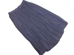 any FAM エニィファム プリーツ ロング スカート size3/紺 ◇■ レディース