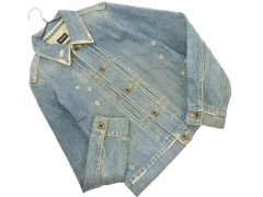 MOUSSY マウジー ダメージ加工 Gジャン デニム ジャケット sizeM/インディゴ ◇■ レディース