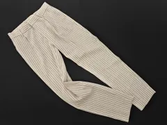 martinique マルティニーク ストライプ トラウザー パンツ size1/アイボリー ■■ レディース