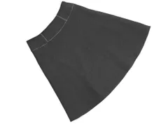 NATURAL BEAUTY BASIC ナチュラルビューティーベーシック ウール混 Aライン 台形 スカート sizeL/黒 ◇■ レディース