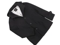 BEAUTY & YOUTH ビューティ&ユース ユナイテッドアローズ ウール混 フーディー コート sizeM/黒 ◇■ メンズ