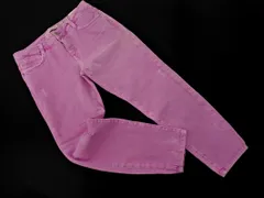 ZARA ザラ ダメージ加工 スキニー パンツ size38/ピンク ■■ レディース