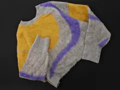 LOWRYS FARM ローリーズファーム 総柄 ボリュームスリーブ ニット セーター size1/グレー ◇■ レディース