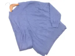 GLOBAL WORK グローバルワーク ハイネック スリット ニット セーター sizeM/青 ◇■ レディース