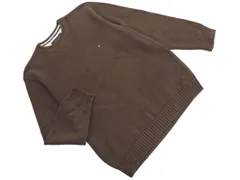 TOMMY HILFIGER トミーヒルフィガー ニット セーター sizeM/茶 ◇■ メンズ