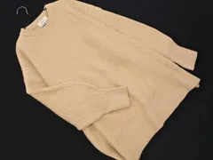 Mila Owen ミラオーウェン ウール混 リブ ニット セーター size1/ライトベージュ ◇■ レディース