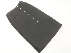 VIS ビス キルティング 巻き ラップ スカート sizeF/黒 ◇■ レディース