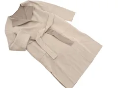 green label relaxing グリーンレーベルリラクシング ユナイテッドアローズ ウール混 リボンベルト付き リバーシブル コート size36/ブラウンｘベージュ ◇■ レディース