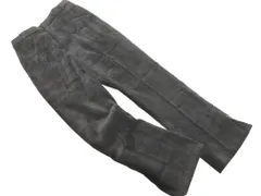 LOWRYS FARM ローリーズファーム ベロア スリット パンツ sizeM/チャコール ◇■ レディース