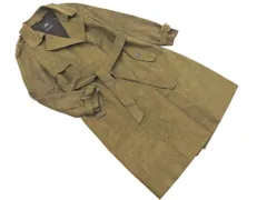 ZARA ザラ スウェード調 コート sizeM/カーキ ◇■ レディース