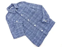 ZARA ザラ シャツ風 ジャケット sizeM/水色ｘ紺 ■◇ メンズ