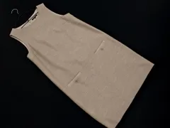 23区 ウール混 ラメ ワンピース size38/ベージュ ◇■ レディース