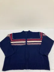 送料無料★converse コンバース★ジップアップ　ニット　セーター　トップス★ネイビー★メンズ　2Lサイズ　#80223sjj17のサムネイル