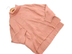 earth music&ecology アースミュージック＆エコロジー タートルネック ニット セーター sizeF/ピンク ◇■ レディース