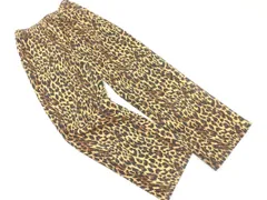 X-girl エックスガール ヒョウ柄 イージー パンツ sizeS/黒ｘベージュ ■■ レディース