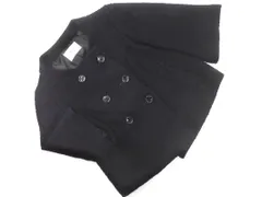 HARRISS ハリス ウール混 ダブルボタン ジャケット size36/紺 ◇■ レディースのサムネイル
