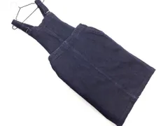 nano universe ナノユニバース 2WAY タイト スカート サロペット オーバーオール size38/紺 ■■ レディース