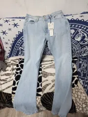 ザラ ZARA ライトブルー デニム ブーツカット デニム 38