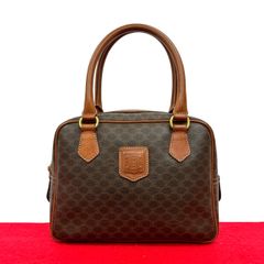 極 美品 CELINE セリーヌ ヴィンテージ マカダム 柄 トリオンフ ロゴ