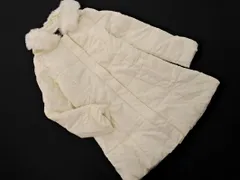 CECIL McBEE セシルマクビー フェイクファー 中綿 コート sizeM/アイボリー ◇■ レディース
