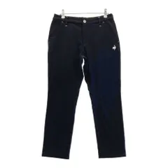 サイズ：9 LE COQ GOLF ルコックゴルフ  ストレッチパンツ 裏起毛 ロゴ刺繍  ブラック系 [240101629711] ゴルフウェア レディース ストスト