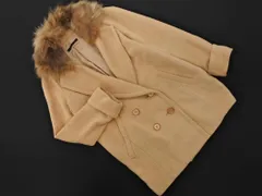 Heather ヘザー ファー コート sizeF/ベージュ ◇■ レディースのサムネイル
