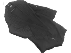 BUONA GIORNATA ボナジョルナータ アルパカ混 ロング ショール カーディガン sizeF/黒 ◇■ レディースのサムネイル