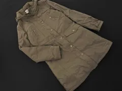 adidas アディダス ナイロン 中綿 コート sizeM/カーキ ◇■ レディース
