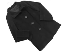 MAYSON GREY メイソングレイ アンゴラ混 スタンドカラー ショート コート size1/黒 ◇■ レディースのサムネイル