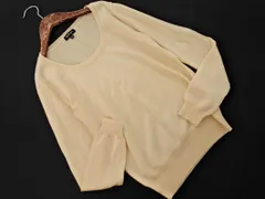 INDIVI インディヴィ ウール100% ニット セーター size38/アイボリー ◇■ レディース