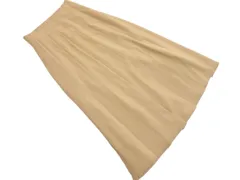 NATURAL BEAUTY BASIC ナチュラルビューティーベーシック ロング プリーツ スカート sizeM/ベージュ ◇■ レディース