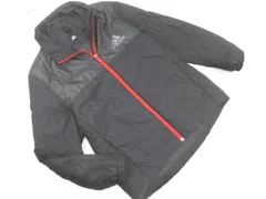 adidas アディダス ロゴ プリント 中綿 ジャケット 黒 ◇■ レディース