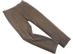 green label relaxing グリーンレーベルリラクシング ユナイテッドアローズ ウール100% テーパード パンツ size80/ブラウン ◇■ メンズのサムネイル