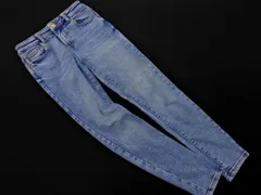 ZARA ザラ USED加工 ストレッチ スキニー デニムパンツ size36/水色 ■■ レディース
