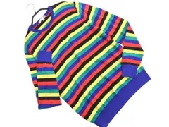 UNIQLO JW ANDERSON ユニクロ JWアンダーソン ウール100% ボーダー ニット セーター sizeL/ミックス ◇■ メンズ