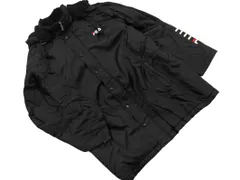 FILA フィラ 裏ボア ナイロン ジャケット sizeL/黒 ◇■ メンズ