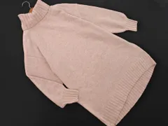 studio CLIP スタジオクリップ タートルネック ニット ワンピース sizeF/ピンク ◇■ レディース