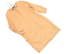 green label relaxing グリーンレーベルリラクシング ユナイテッドアローズ ウール混 ワンピース ベージュ ◇■ レディースのサムネイル