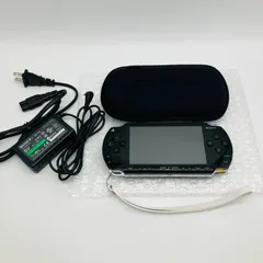中古 ゲーム機本体 PSP 1000 ブラック 黒 32MBメモリカード ケース ACアダプタ付き PlayStation Portable プレステーション ポータブル